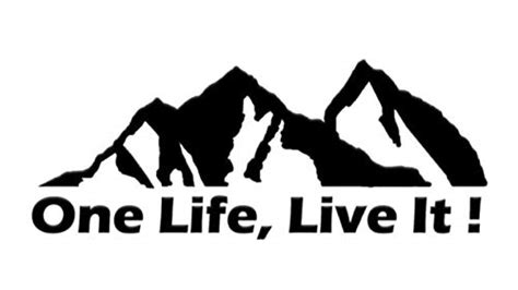 Sky wall Off Road Mountain Stickers for Bumper, Hood, Windows(Black ...