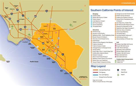 Orange County Tourist Attractions Map - Ontheworldmap.com