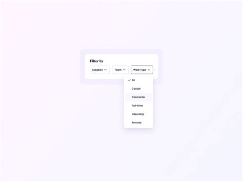 Image result for Filter Panel UI