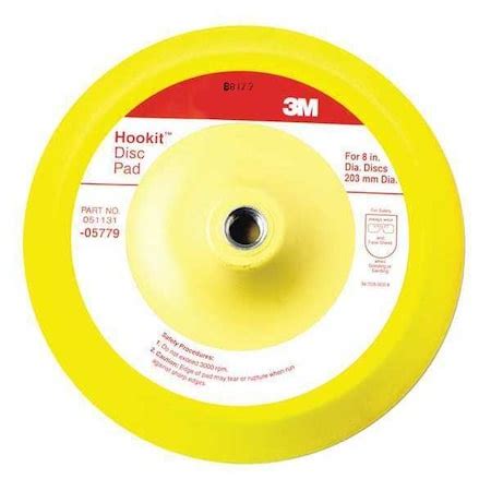 3M Disc Pad, 6", PK10 05776 | Zoro