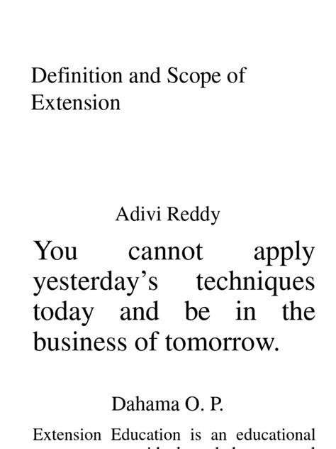 Image result for Extension by Definitions