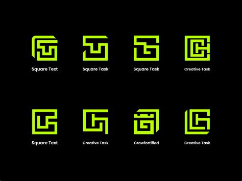 square logo | geometric | minimalist logo on Behance