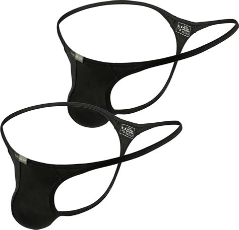 Buy ChaoGii Men's Thong Underwear G-String Bulge Pouch Bikini T-back ...