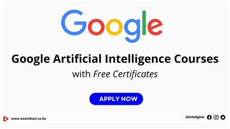 Google Artificial Intelligence Courses With Free Certificates