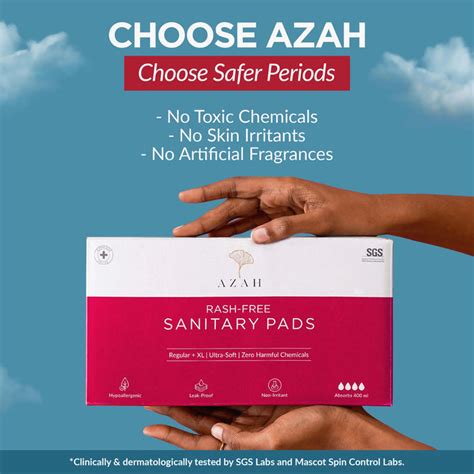 Azah Sanitary Pads - Rashfree Women Pads | Azah.in