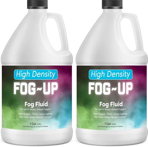 Amazon.com: FogUp High Density Fog Juice - Extremely Long Lasting, High ...