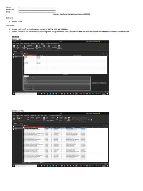 Image result for DBMS Table Creating