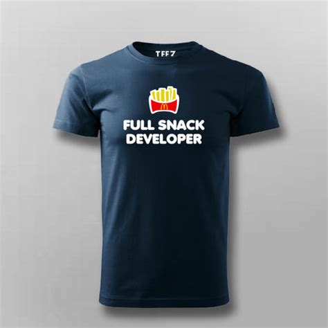 Full Snack Developer T-Shirt - Hungry for Code - TEEZ.in
