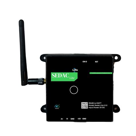 Sedac Lite LoRa - RS485 to LoRa Wireless IoT Gateway | Compact Design ...