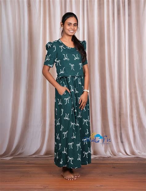 Green Bow (Nursing Wear) – Cloudy Fit by Asmitha