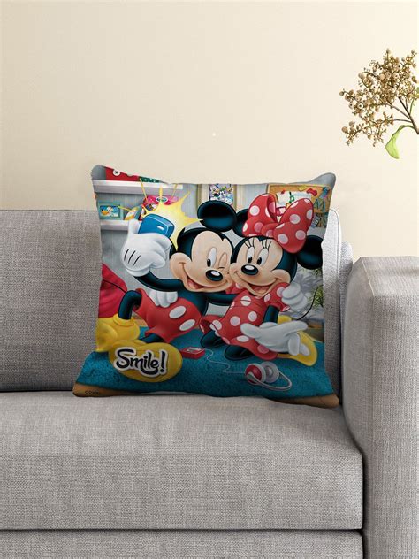 Buy Disney- Athom Living- Mickey Mouse Cushion Cover with Filled ...