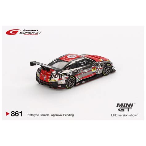 Mini GT #861 BL: Nissan GT-R NISMO GT3 #11 "GAINER TANAX GT-R" GAINER ...
