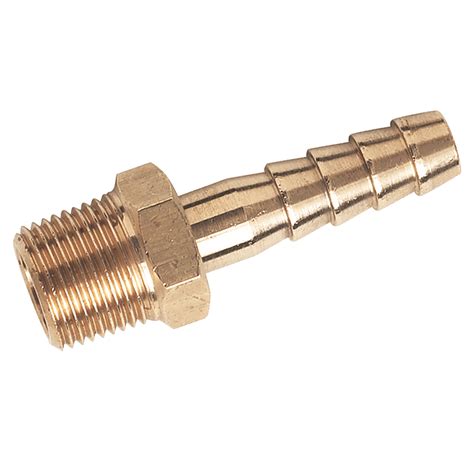 FT Pro 1.1/4" BSPT Male Straight Hose Tails, Brass