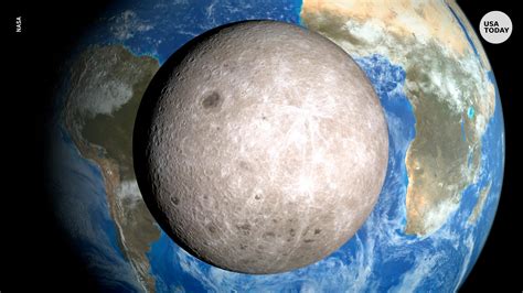 Our moon has been slowly moving away from Earth for billions of years