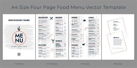 Image result for Menu Front Page