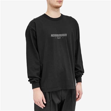 Neighborhood Long Sleeve LS-5 T-Shirt Black | END. (US)