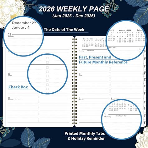 Indeme 2026 Planner - 2026 Planner Weekly and Monthly, Jan India | Ubuy