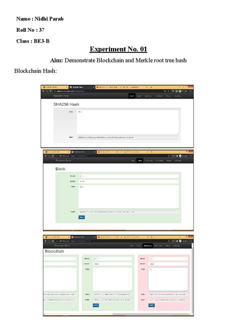 BE3 B 37 BC E1 - Blockchain - Computer Engineering - Name : Nidhi Parab ...