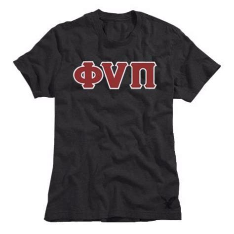 Kappa Alpha Psi Old Skool Phi Nu Pi 3-Letter Tee (Vintage Black) – Nupemall