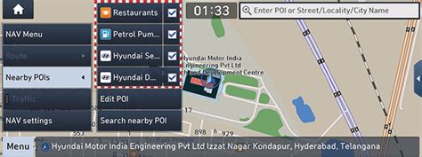 Operating navigation