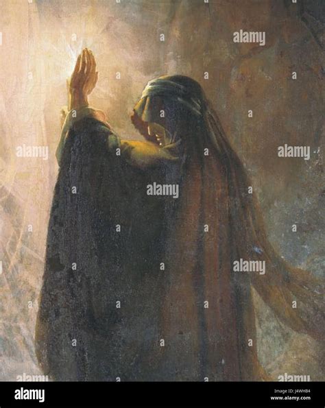 The 'Witch of Endor' by Martynov is an artwork that depicts the ...