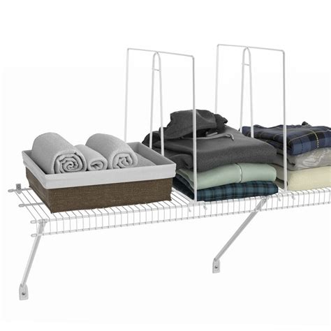 Buy Shelf Divider for Wire Shelving - Sturdy Wire Closet Shelf Divider ...