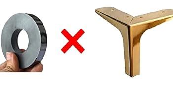 WSK Hardware Golden Glossy Finish 3 Inch Stainless Steel Heavy Model Y ...