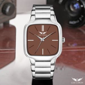 LOIS CARON LCS-4316 Elegant Series Square Analog Quartz For Men/Boys ...