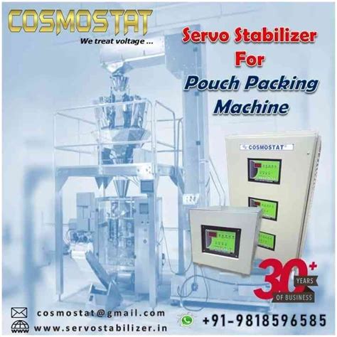 Servo Stabilizer for Pouch Packing Machine | Stabilizer for Packing Machine