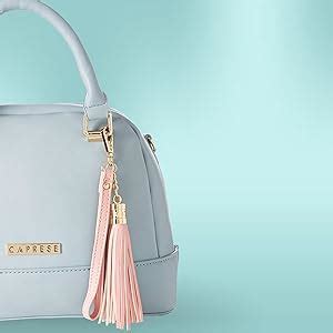 Caprese womens SHALLY S Small GREY PINK Satchel : Amazon.in: Fashion