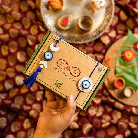 Buy Nazarbattu Plantable Eco-Friendly Handmade Cork Rakhi With Roli ...