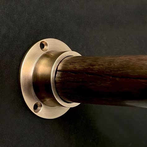 1-1/4'' Polished Brass Closet Rod Brackets | Durable & Easy ...