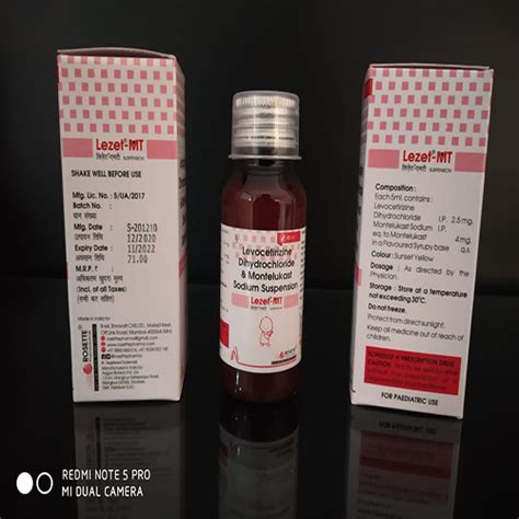 Lezet-MT Suspension Rosette Pharmaceuticals