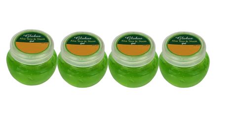 Globus Remedies Aloe Vera and Neem Gel, 100 ml (Pack of 4) : Amazon.in ...