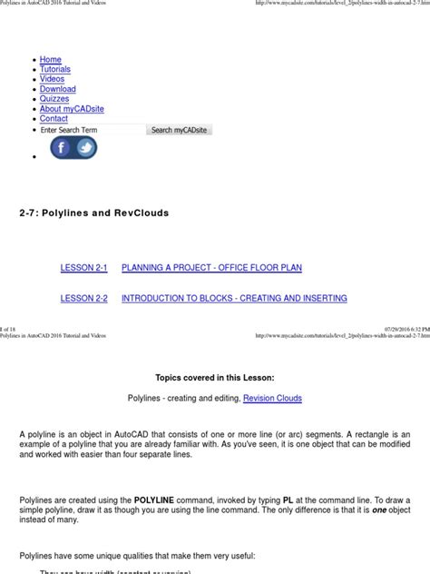 Image result for AutoCAD Polyline Tutorial