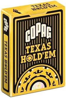 Buy Copag Texas Hold'em, Poker Size, Jumbo Index Playing Cards, Black ...