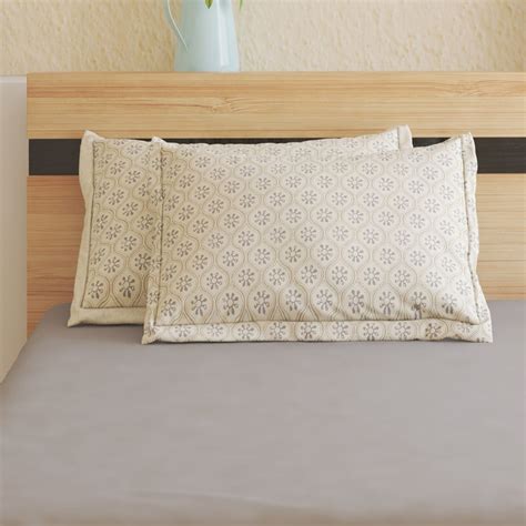 Buy Oxford Shell Set of 2 Printed Pillow Covers - 70x45cm from Home ...