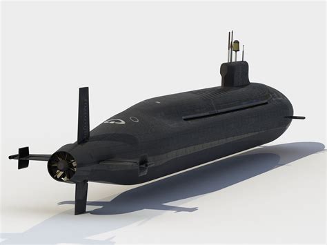 Borei II Class Submarine Project 955 B - 3D Model by FiniasK