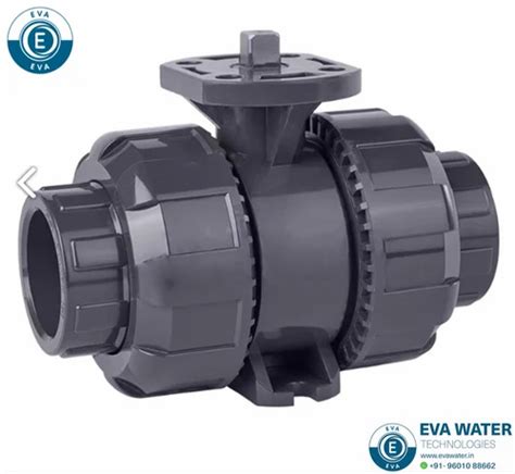 UPVC UNION BALL VAVLE FOR ACTUATOR - ISO PAD 5211 - UPVC TRUE UNION ...