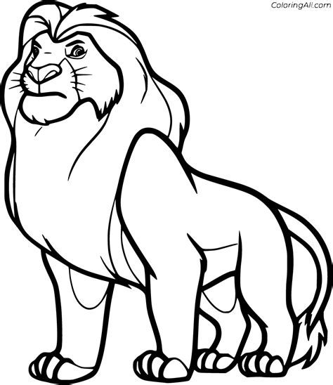 The Lion King Coloring Pages (76 Free Printables) - ColoringAll