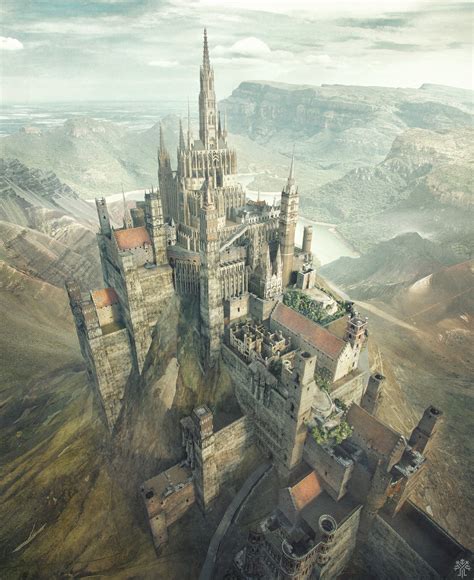 ArtStation - Sun Castle Aerial