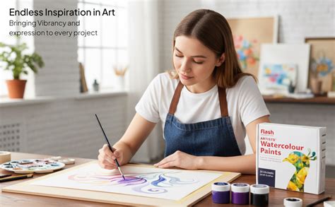 Flash Water Colours Combo Pack with Brush & Pallett For Painting ...