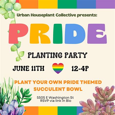 Pride Planting Party, 5505 E Washington St, Indianapolis, 11 June 2023 ...