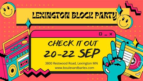 Lexington Block Party at Boulevard Bar & Grille! , 3800 Restwood Rd ...