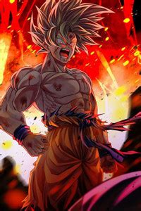 REDCLOUD Goku ultra instinct wall poster for room for Dragon ball Z fan ...