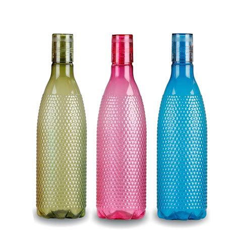Prime hub Plastic Water Bottles | Fridge Bottles | Water Bottle Set for ...