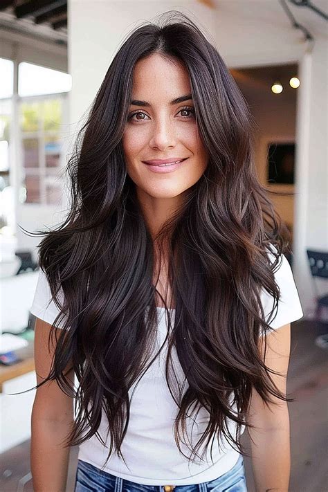 27 Gorgeous Dark Brown Hair Color Ideas for Women