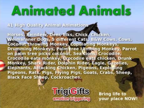 Image result for Second Life Scripting Animals