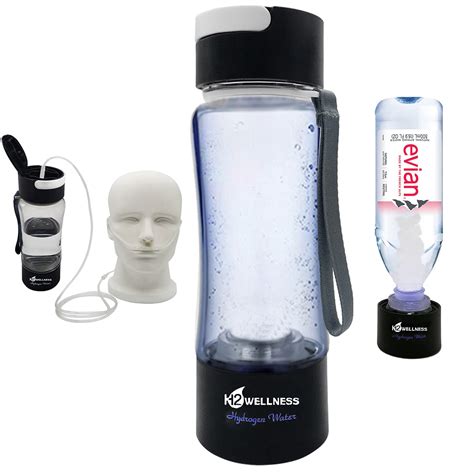Buy H2 - Molecular Hydrogen Water Bottle, 400ml Portable Hydrogen Water ...