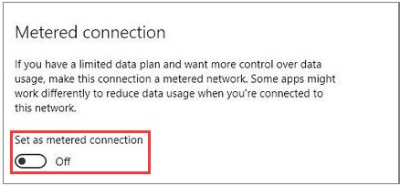 Setup Incomplete Because of Metered Connection 的图像结果